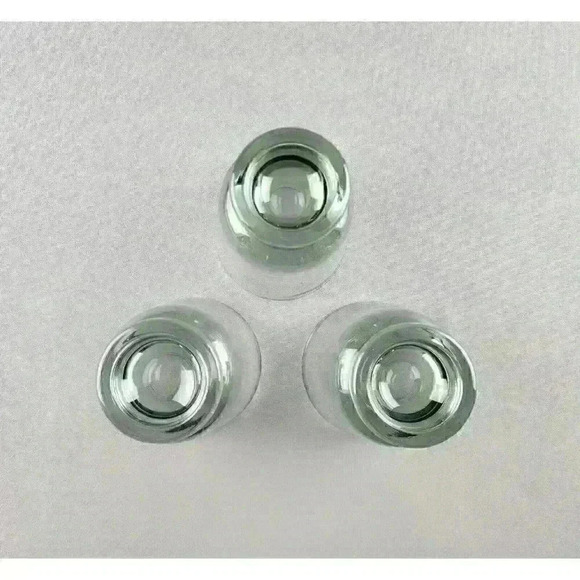 Fostoria Catalina Spruce Green Tumblers Set 3 Water Scotch Soda Drinking Glasses - Picture 4 of 4